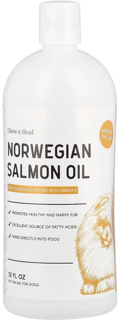 강아지 노르웨이 연어오일 946ml | Chew + Heal - 쿠팡