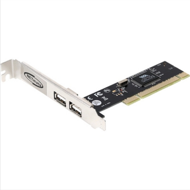 PCIX장착용 USB A타입단자 확장카드 슬림PC 추가 아답터, 1개