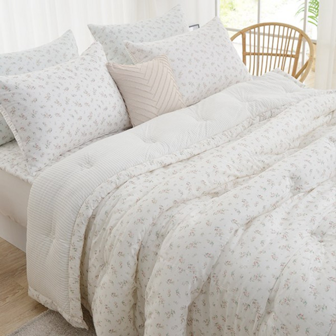 로나홈 텐셀 모달100% 알러지케어 부드러운 사계절 차렵이불