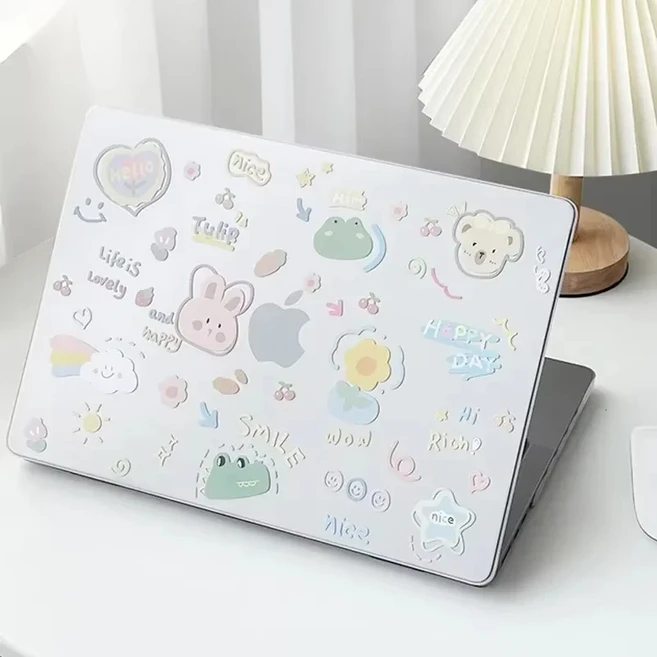 Macbook Air15 A3114 A2941 Pro14 A2442 A2779 Air13.3/13.6 Pro13.3 하드 쉘 투명 케이스 용 노트북 보호, 11 Air 13 A1932 A2179, 06 duobaan