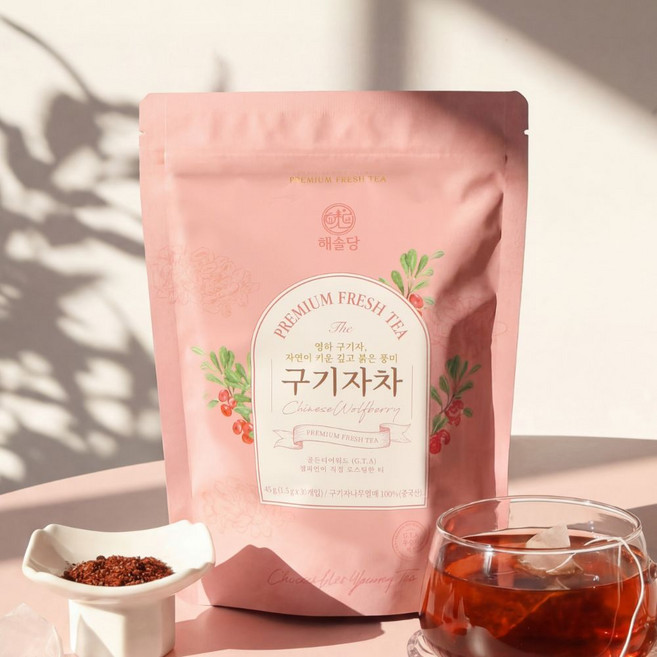 해솔당 프리미엄 구기자차 골든티어워드 우승, 1개, 30개입, 1.5g