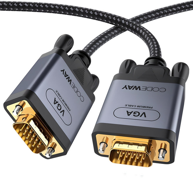 코드웨이 RGB VGA 모니터 케이블, 1.5m, 1개