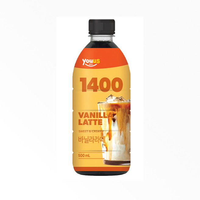 유어스 1400 바닐라라떼 500ml x 18개