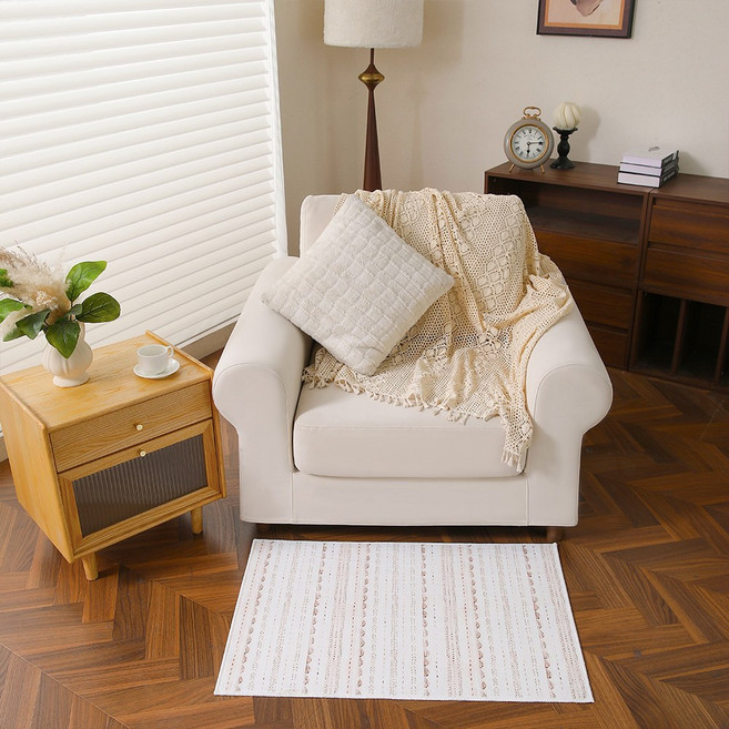 [2026] HM-CH 파스텔 캐시미어 라이크 라지 미니 세탁 가능 거실 러그