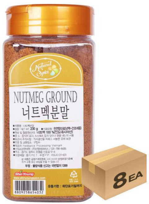 1박스) 신영 넛맥분말 230g x 8개입, 8개