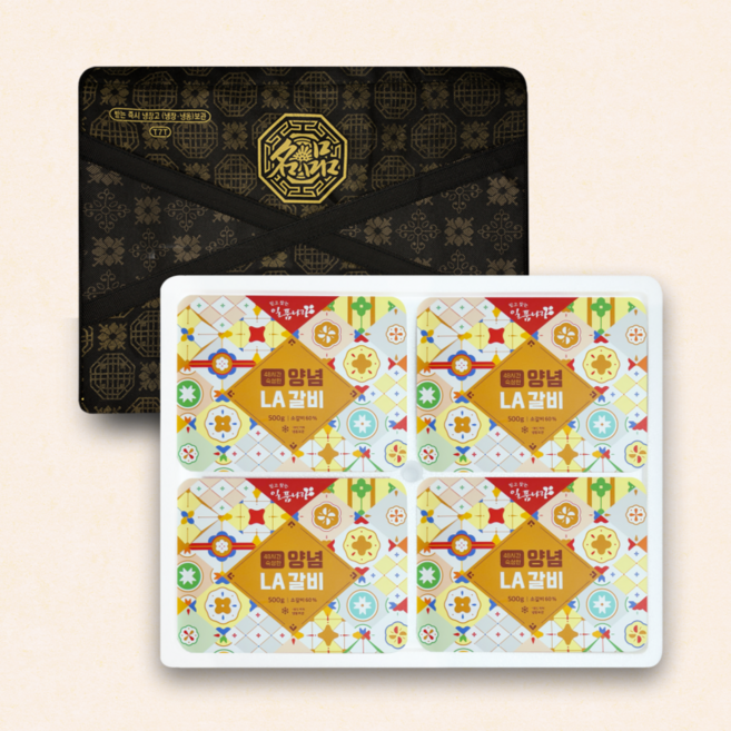 일품나라 양념 LA갈비 선물세트 호주산 2kg 1개