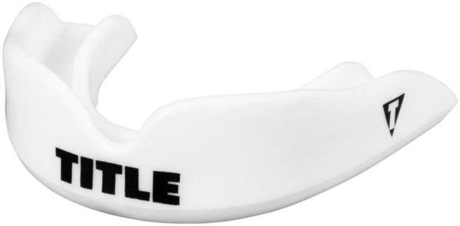 타이틀 슈퍼쉴드 X2 복싱 마우스피스 마우스가드, 1개, 화이트