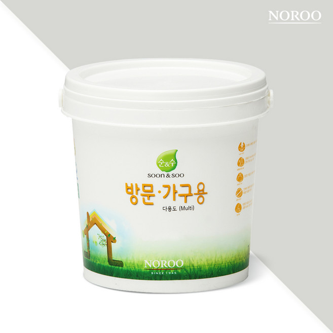 순앤수 방문 가구용 페인트 1L, 모던화이트 NR8003, 1개