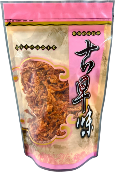 心晴食品坊 原味豬肉絲 古早味零食 台灣傳統風味, 270g, 1個