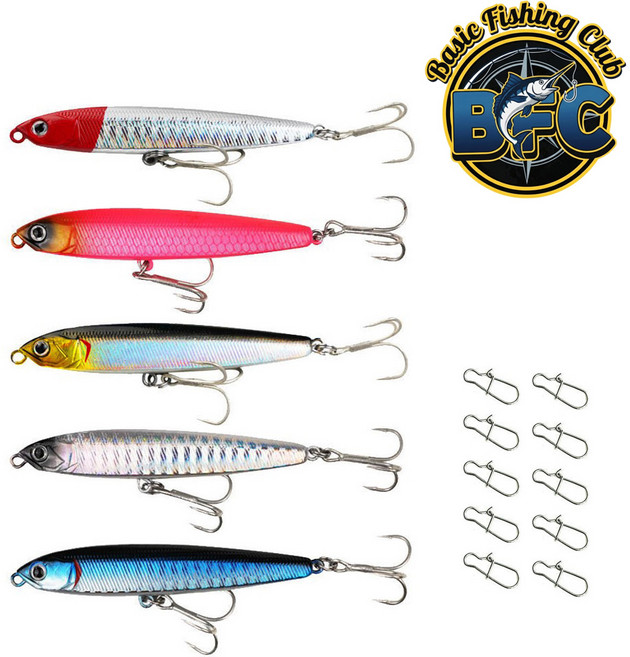 비에프씨 싱킹 미노우 24g 5종 루어스냅 세트, 1개