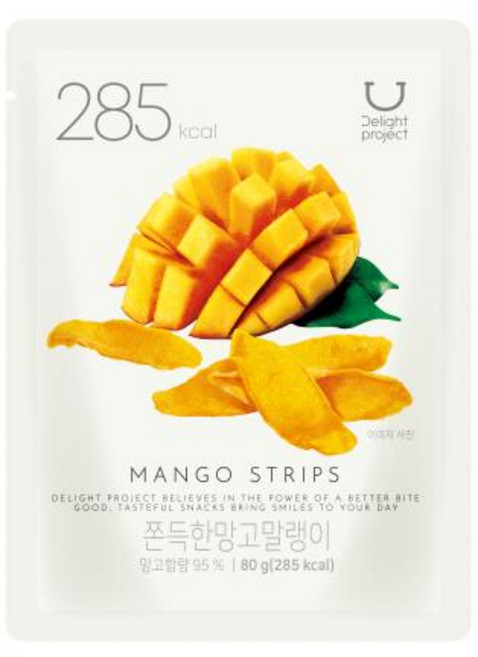 쫀득한 망고말랭이 CJ, 20개, 80g