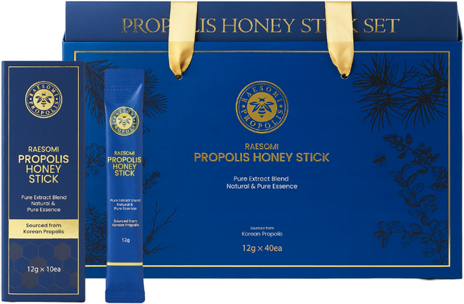 래소미 프로폴리스 꿀스틱, 1개, 40회분