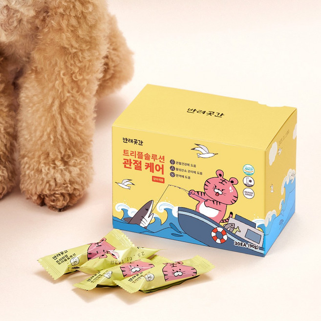 반려곳간 강아지 관절영양제 트리플솔루션, 30정, 뼈/관절강화, 1개