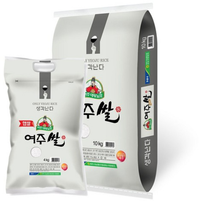 [여주농협] 25년햅쌀 상등급 대왕님표 여주쌀 4kg / 10kg 선택형, 1개