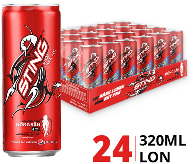 베트남 음료 STING, 24개, 330ml