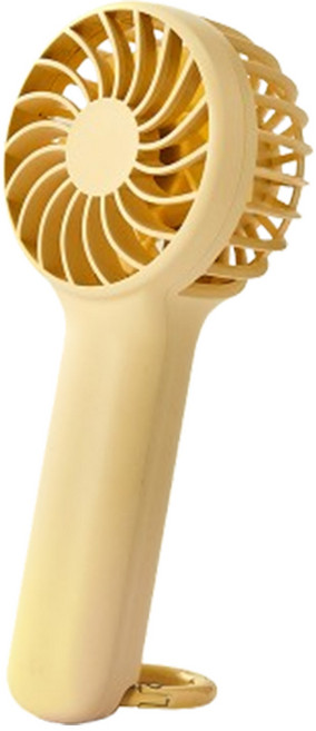 모던하우스 ON NEW 미니링 크래들 휴대용 핸디팬, 버터옐로우, 18650-1200mAh