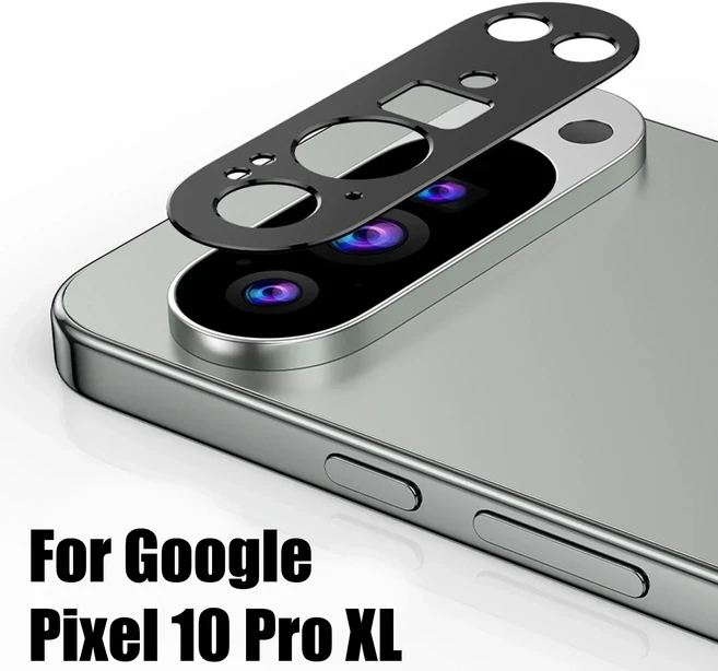 호환 1/2PCS Google Pixel 10 10Pro 10XL 10Fold 알루미늄 합금 금속 백 렌 스티커 커버 용 스크래치 방지, 01 2PCS, 01 for Pixel 10 XL