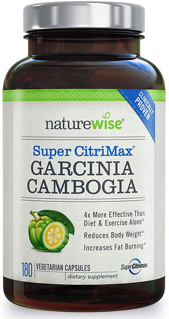 NatureWise Super CitriMax Garcinia Cambogia 네이처와이즈 수퍼 시트리맥스 가르시니아 캄보지아 180정, 1개
