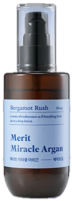 메리트 미라클 아르간 오일 베르가못 러쉬, 3개, 95ml - 쿠팡