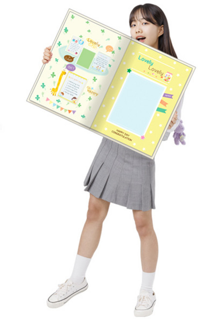 빅카드 4종_졸업/입학/생일/축하 초대형 선물카드, 5개, 꽃다발(노랑속지)