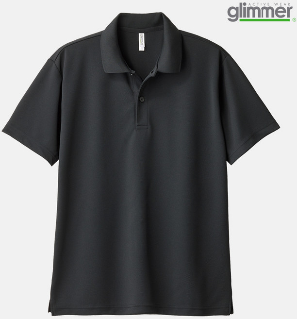 글리머 프린트스타 드라이 카라 셔츠 반팔티 블랙