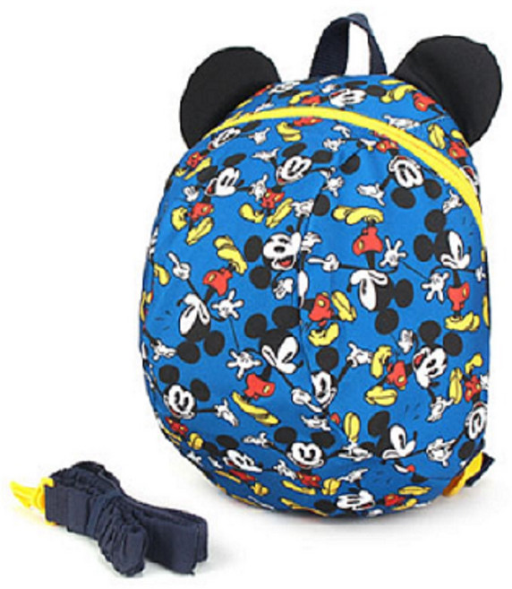 미키마우스 돔 백팩 블루/디즈니 돔가방/미아방지끈 배낭