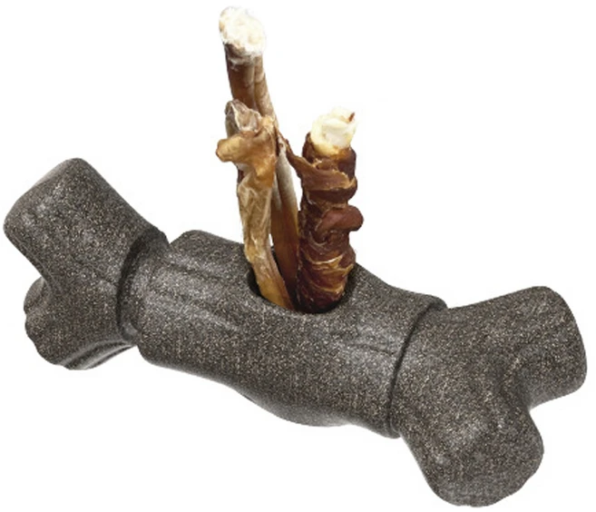 Allilio 강아지 푸드클립 노즈워크 장난감 꼬다리 삼킴방지 이갈이 장난감, 1개, 그레이 - 쿠팡