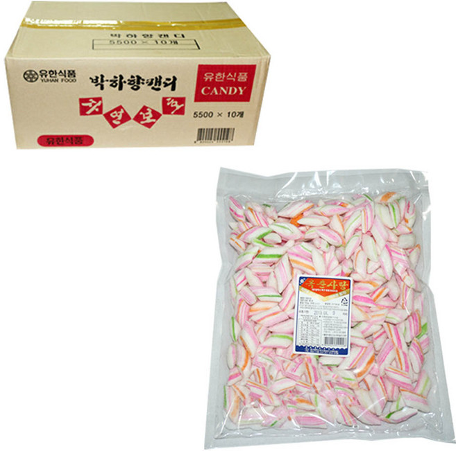 유한푸드 옥춘사탕, 500g, 10개