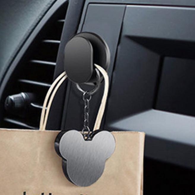 차량 휴통 비닐봉지걸이 튼튼한 쓰레기봉투 후크, 1개