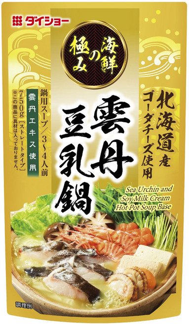 다이쇼 성게알 두유 나베 스트레이트 타입, 1개, 750g