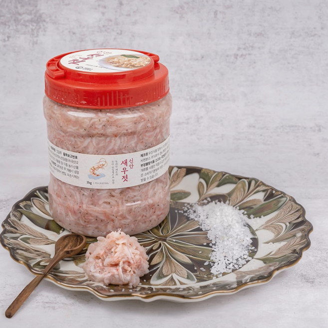 국내산 천일염 신안 새우젓 추젓, 2kg, 1개