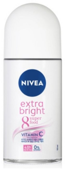 니베아 데오드란트 롤온 엑스트라 브라이트, 50ml, 1개