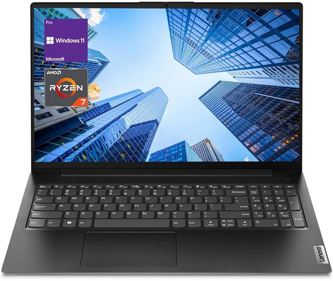 레노버 V-시리즈 V15 비즈니스 노트북 15.6인치 FHD 디스플레이 AMD Ryzen 7 7730U 16GB RAM 1TB SSD 숫자 키패드 HDMI RJ45, 24GB RAM | 1TB SSD