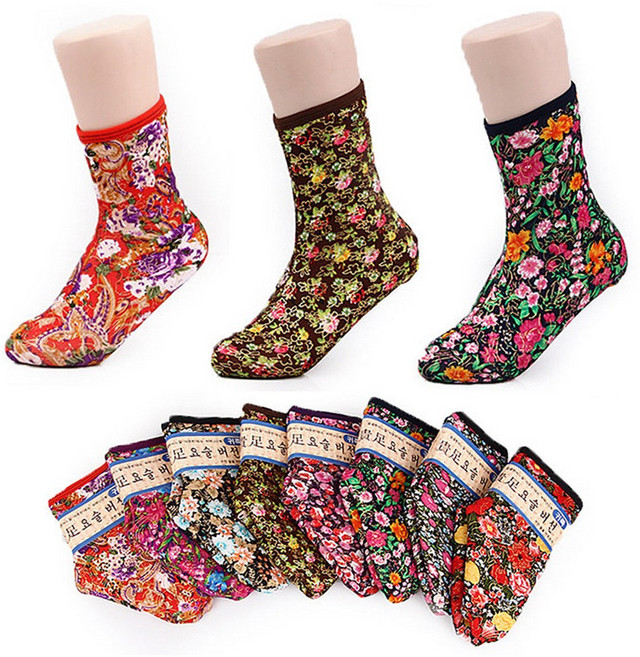 여성 요술버선 기모덧신 중목 방한 덧버선