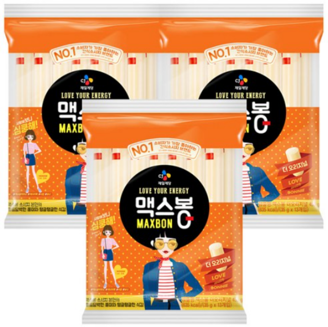 맥스봉 오리지널 소시지, 455g, 3개