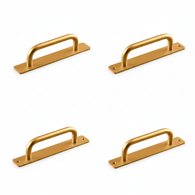 리치팡 무타공 인테리어 가구 손잡이 4p, 4개, 골드