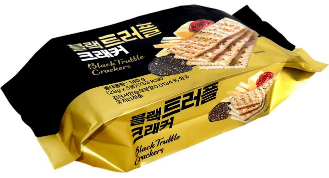 더먹다 블랙트러플 크래커 5p, 3개, 140g