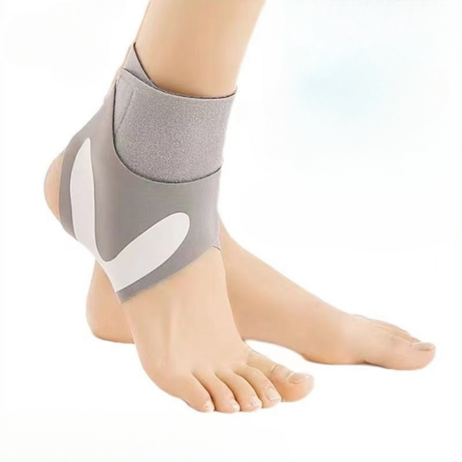 여자 요가 런닝 발목 보호대 가벼운 통기성 삔 방지 남녀 공용, 멜란지화이트, 2개