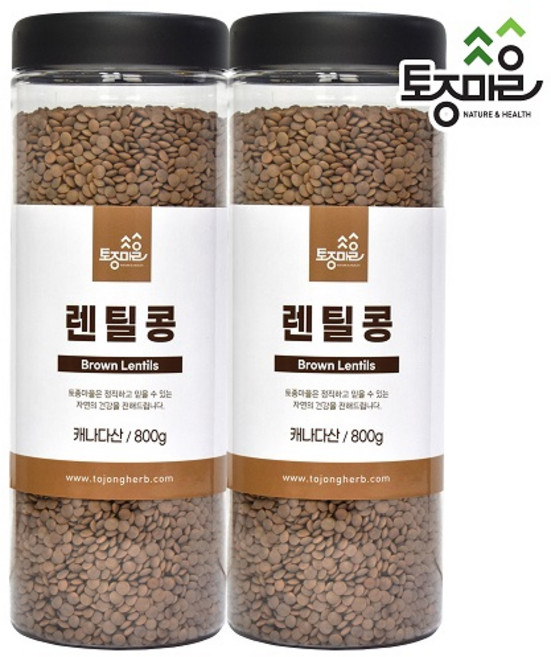 [토종마을] 렌틸콩 800g, 2개