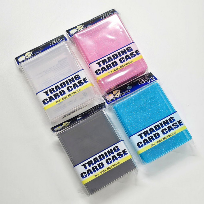 일본 트레이딩 포카 사진 보관 슬림 케이스 보관함 4종, 1개, 그레이