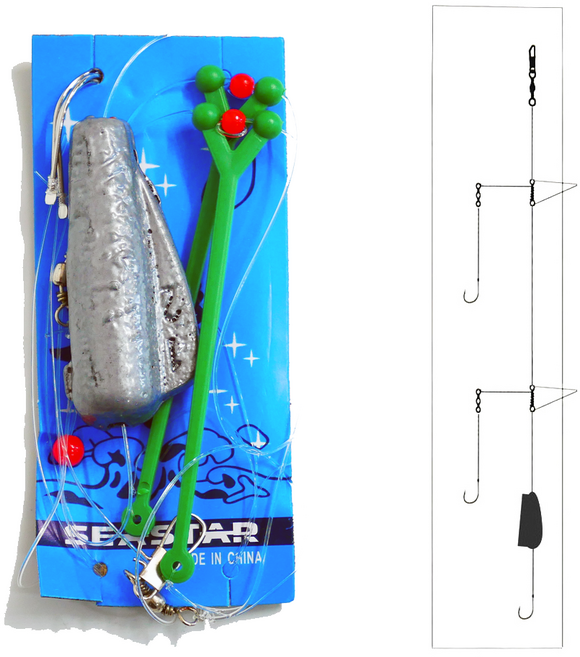 헤이컴퍼니 묶음추 원투 낚시 바늘 채비 12호 16호 20호 25호 30호, 추16호/바늘16호, 1개