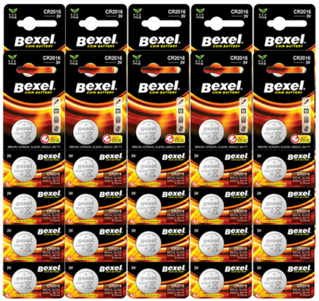 벡셀 코인건전지 CR2016 5개입, 10개