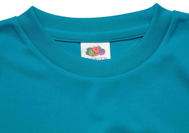 FRUIT OF THE LOOM 水果牌 DY9000 TB 吸濕排汗 4.1OZ 素T 短T (土耳其藍), 土耳其藍,3XL