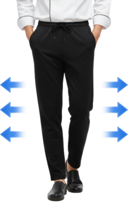 쿡셰프 남녀공용 셰프복 조리복 바지