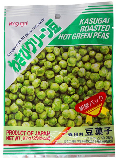카스가이 와사비 그린마메 67g, 1개