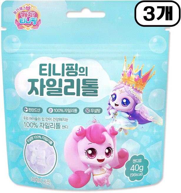 캐치티니핑 티니핑의 자일리톨 캔디, 3개, 40g