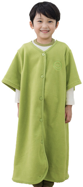 꾸미 초등 스마일 반팔 수면조끼/어린이수면조끼