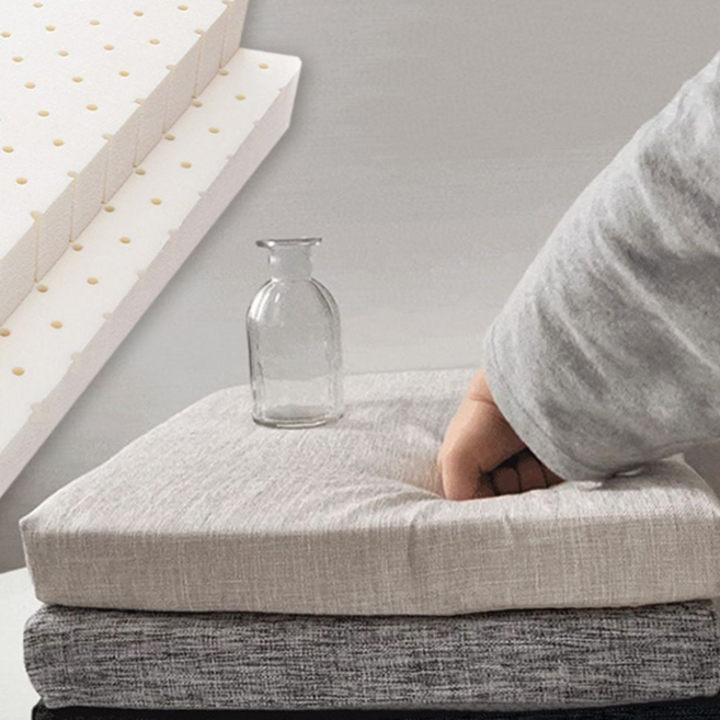 루체트리 방석 라텍스 3D 두께 5cm 좌식 의자 쿠션 좌식방석