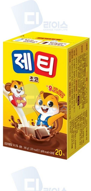 제티 초코렛맛 파우더분말 20T 340g 초코우유 코코아 eun7426KA, 1개, 1g, 1ml