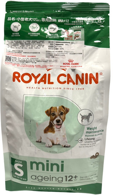 ROYAL CANIN 小型犬齡12+ 熟齡小型犬飼料 1.5公斤, 1.5kg, 1個, 熟齡犬12歲
